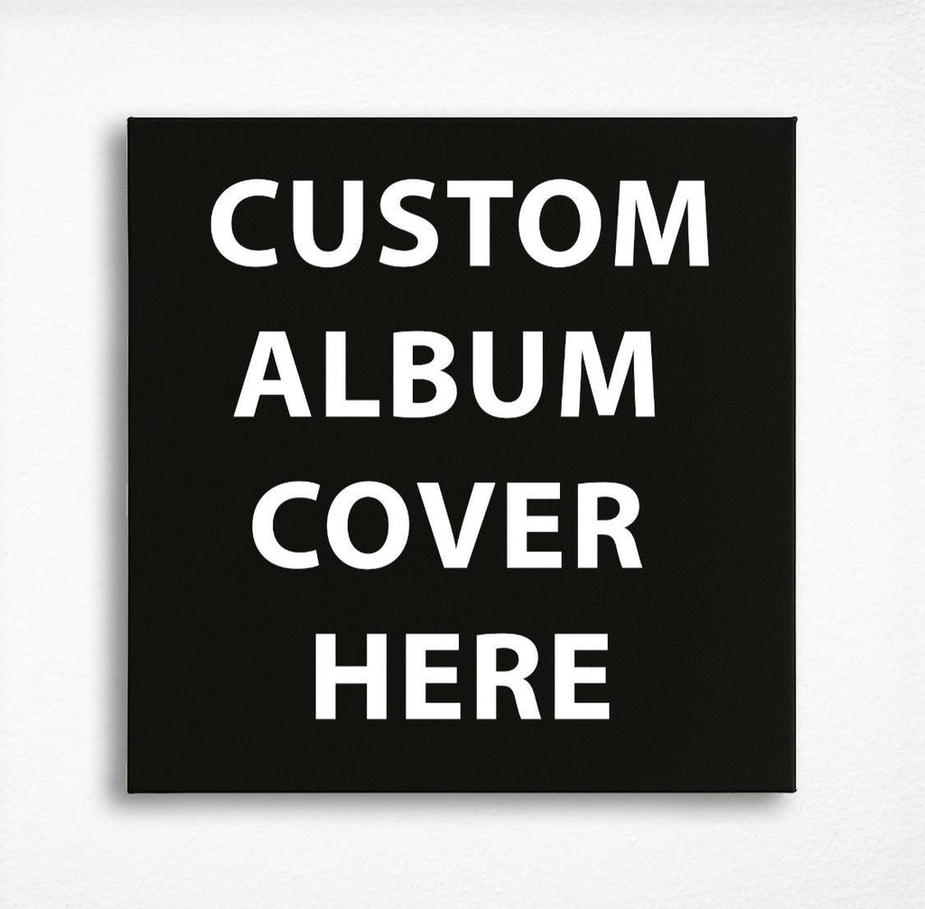 Custom album cover canvas art